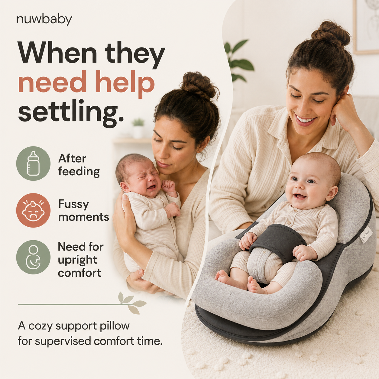 CalmCradle™ — The Anti-Reflux Feeding & Comfort Cushion