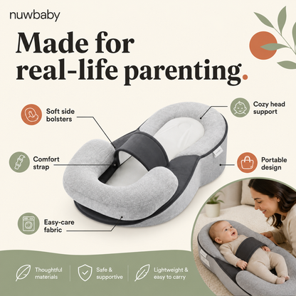 CalmCradle™ — The Anti-Reflux Feeding & Comfort Cushion