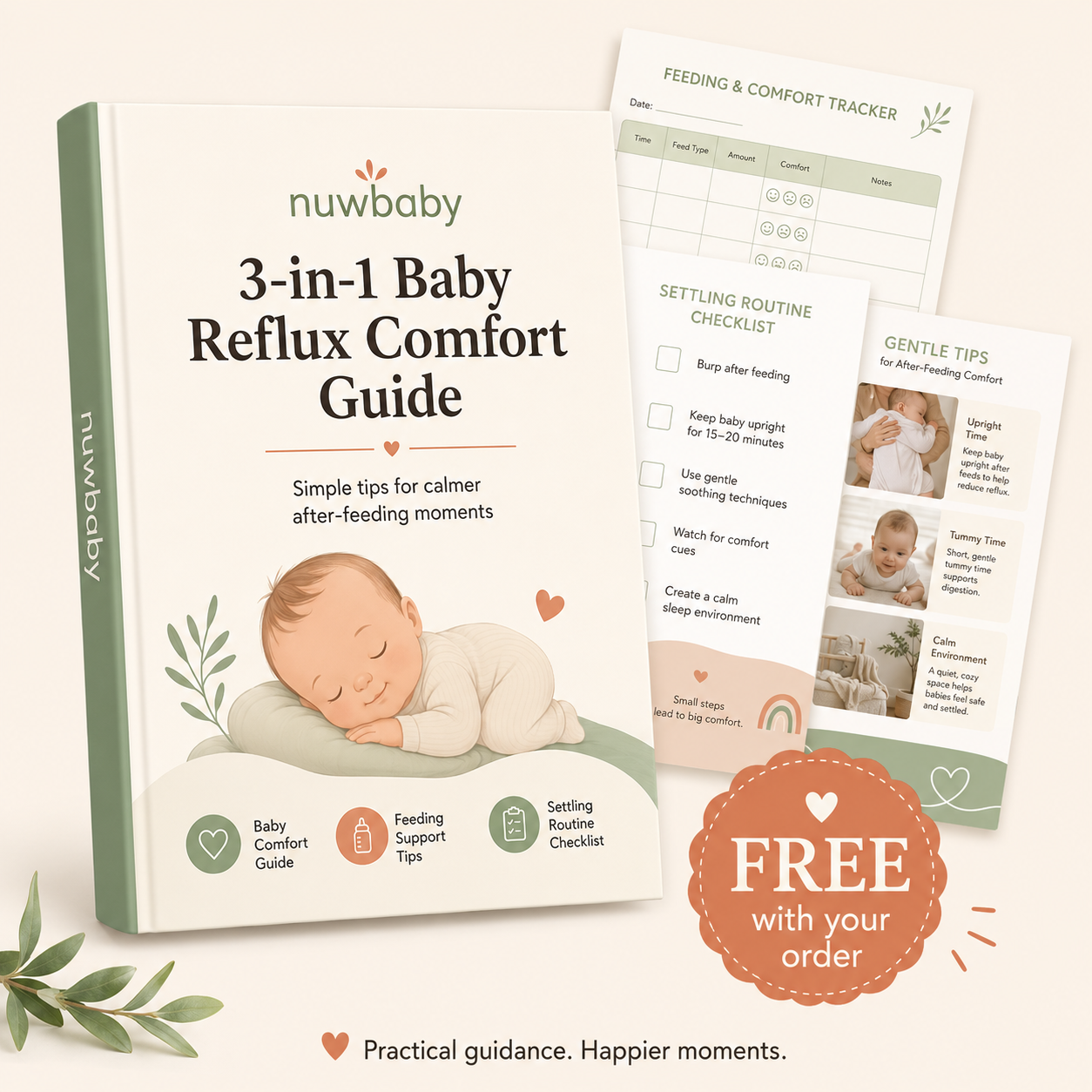 3-in-1 Baby Reflux Comfort Guide